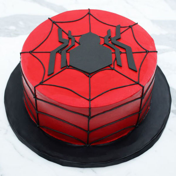  Spiderman Birthday Cake