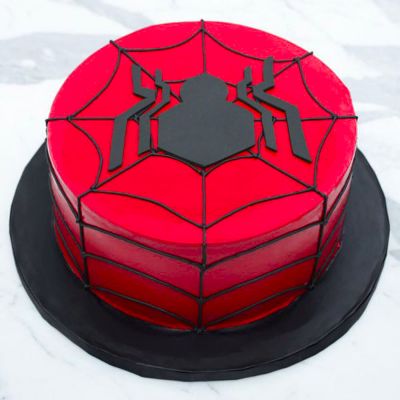 Spiderman Birthday Cake