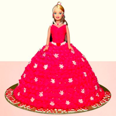 Black Forest Barbie Doll Cake