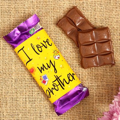 Dairy Milk Silk In I Love My Brother Sleeve