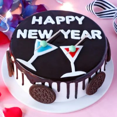 Happy New Year Oreo Cake