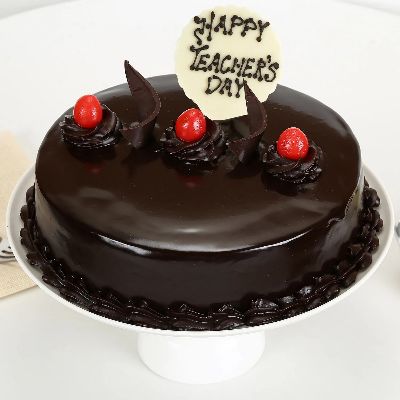 Teachers Day Chocolate Truffle Cake