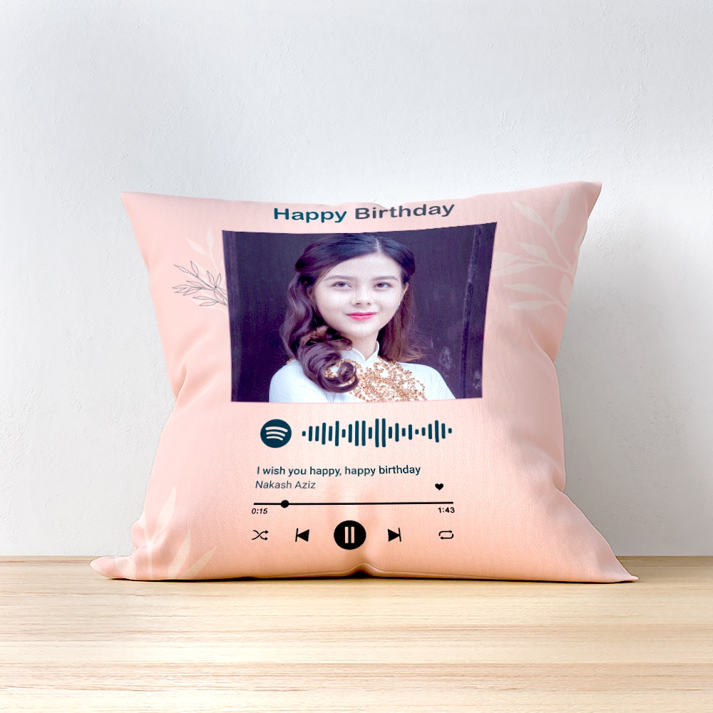  Lovely Spotify Birthday Cushion