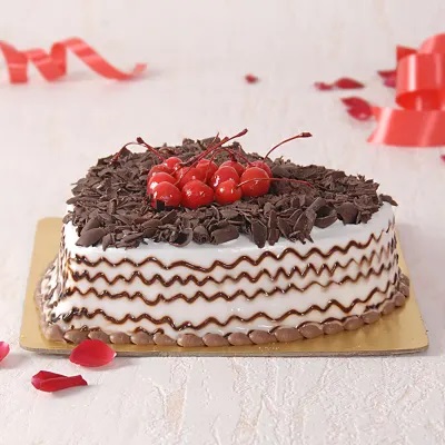  Special Black Forest Heart Cake