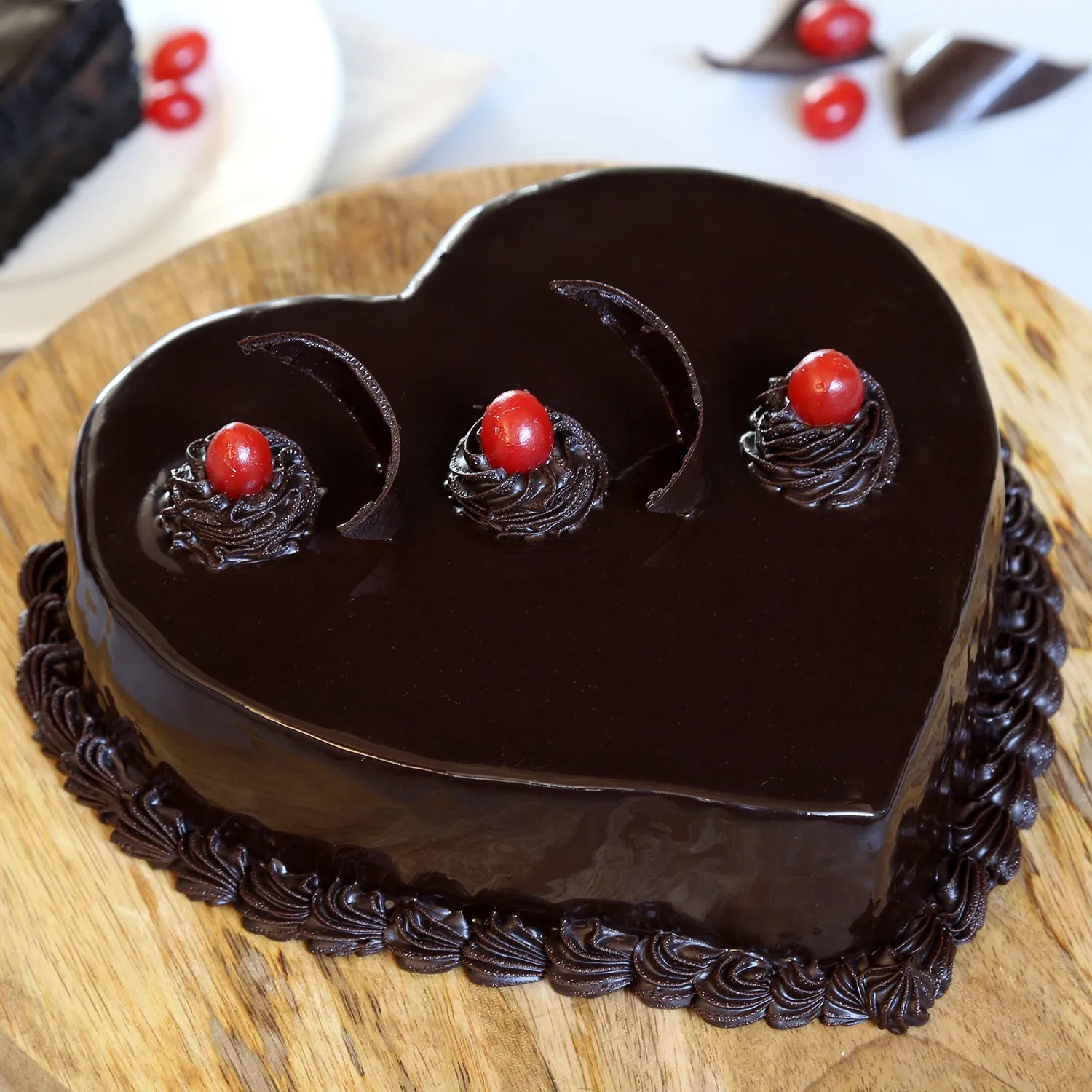  Chocolate Truffle Heart Cake