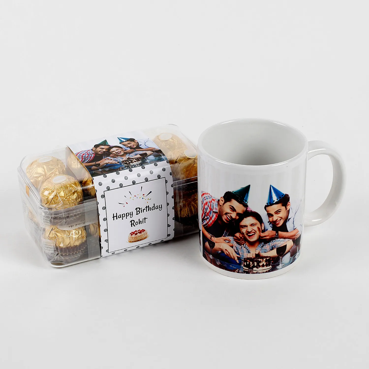  Personalised Mug & Ferrero Rocher Combo Birthday