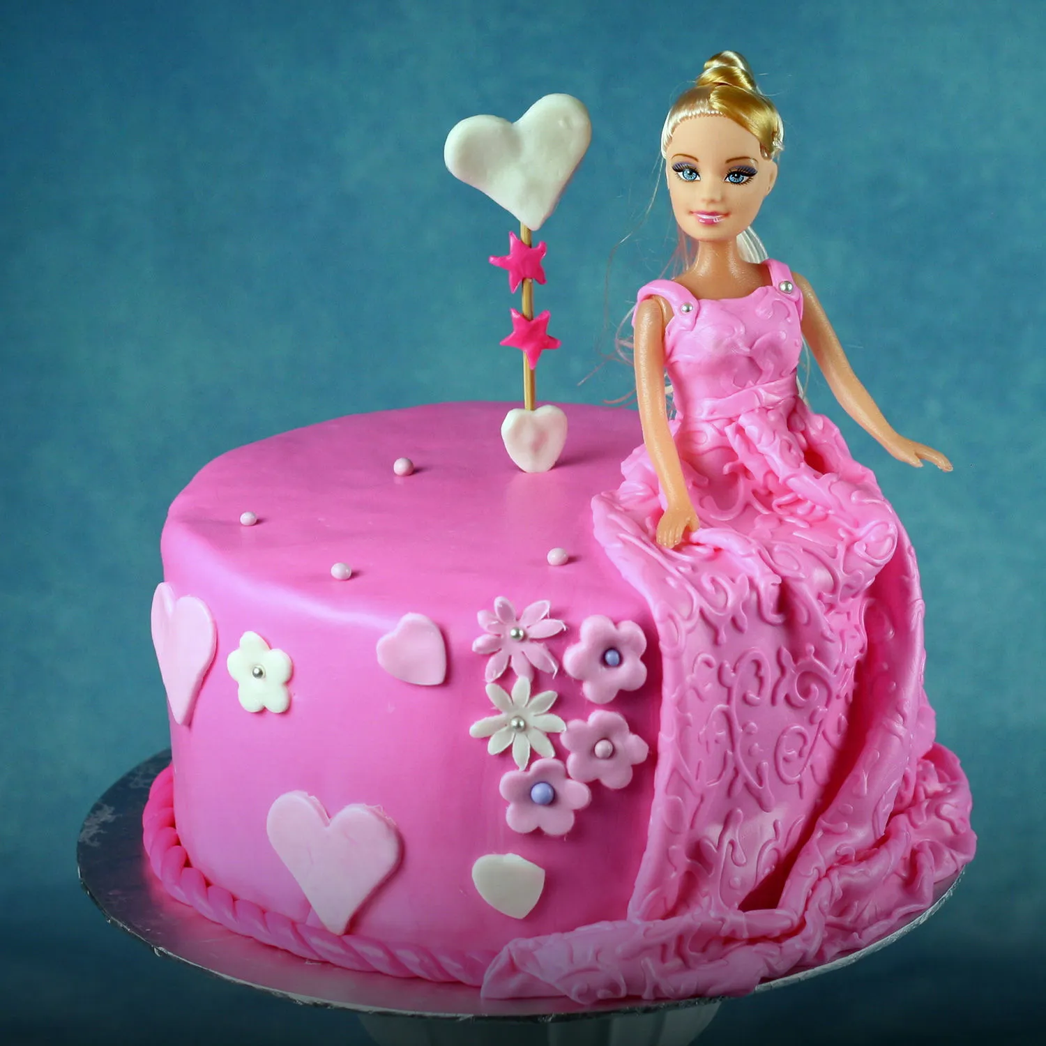  Princess Barbie Truffle Cake